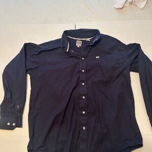 Cinch Men's Dark Blue Button Down Shirt